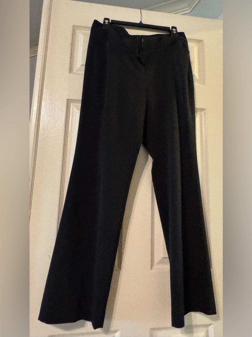 Rafaella Black Wide-Leg Trousers